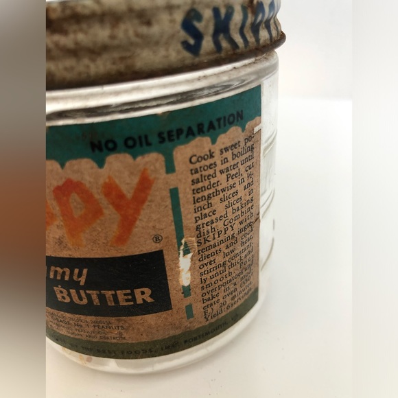 Vintage 1950’s Set of Three Skippy Peanut Butter Ball Jars - Picture 8 of 14